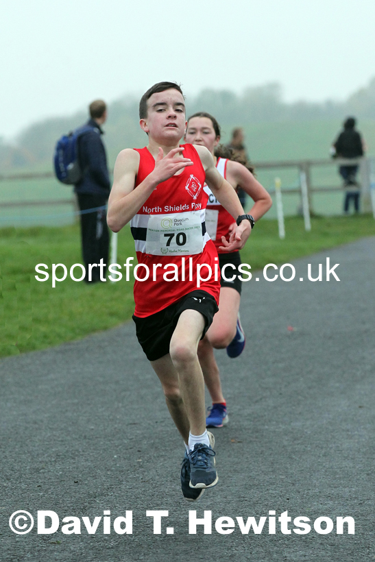 Boys and Girls under-15s 2021 Heaton Memorial Road Races, Town Moor, Newcastle. Photo: David T. Hewitson/Sports for All Pics